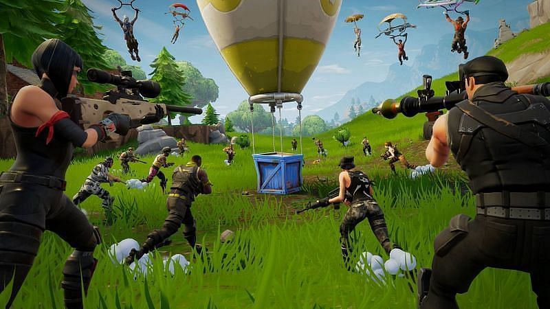 Supply drops in Fortnite (Image via Fortnite/Epic Games)